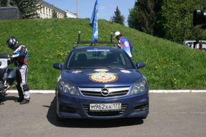 Члены Международный автопробега прибыли в Великие Луки 