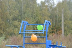 В Великолукском районе открыли детскую площадку (ФОТО)