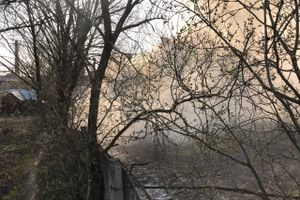 Пожар на великолукском мебельном комбинате (ФОТО; ВИДЕО)