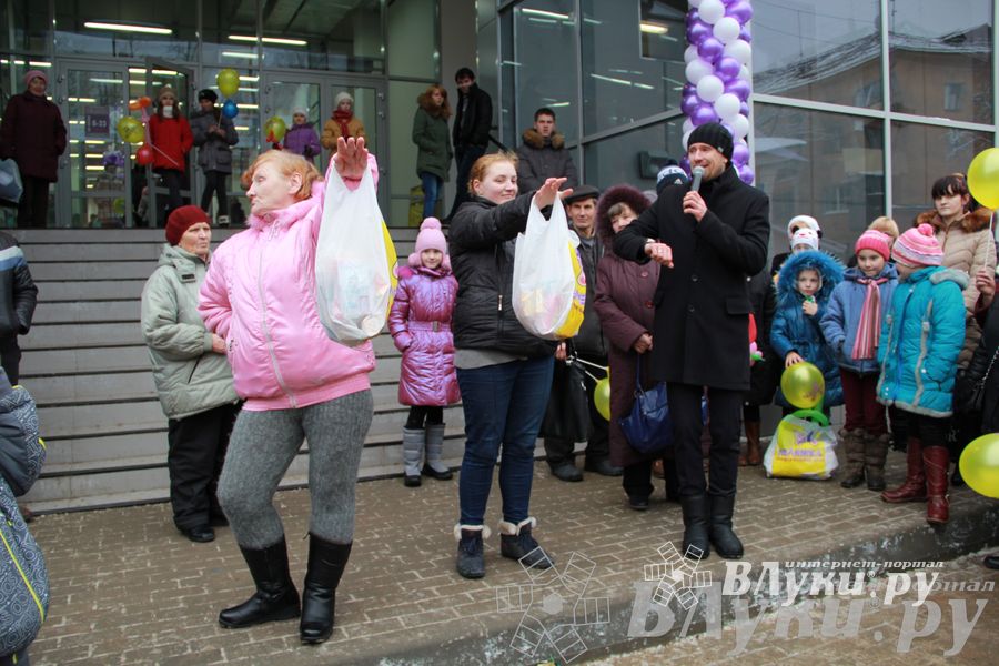 Открытие супермаркета «Тележка» в Великих Луках