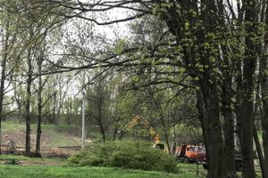 В будущем Петровском парке завершается очередной этап работ (ФОТО)