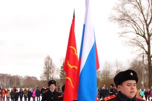 У Вечного огня в Великих Луках прошёл торжественный митинг (фото)