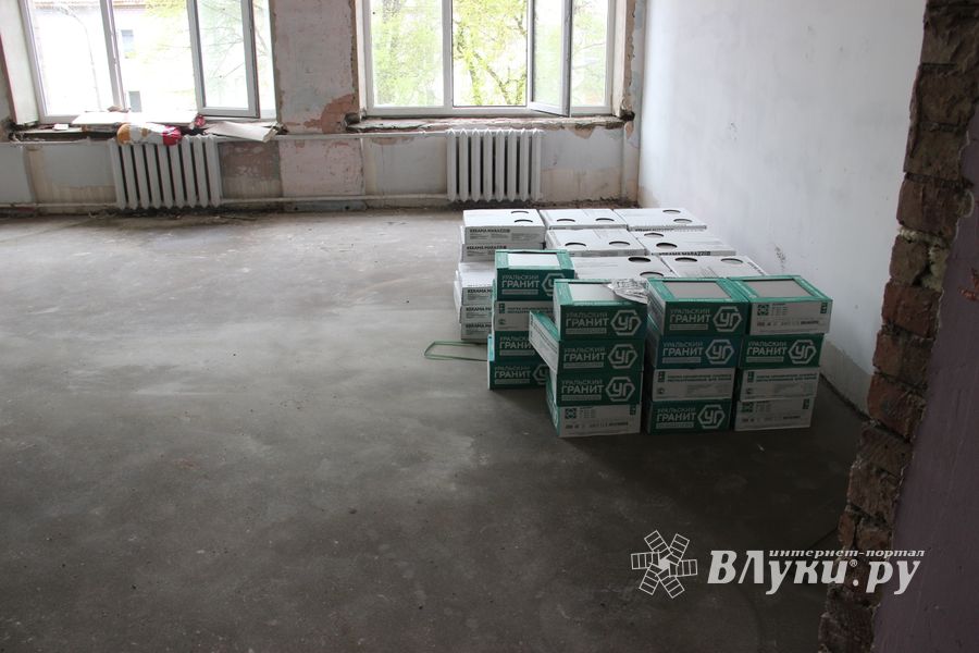 В школе №17 полных ходом идёт ремонт (ФОТО)