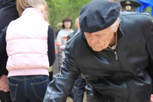 Торжественный митинг на мемориальном воинском захоронении