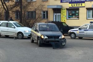 В Великих Луках произошла авария