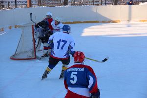 Великолукский хоккей: много забитых шайб, немного потасовок и разбитых лиц (фото)