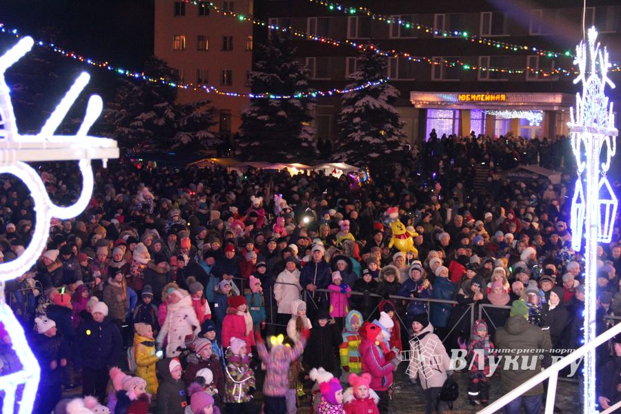 В Великих Луках зажгли Ёлку (ФОТО)