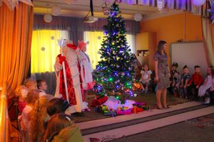 новый год в саду