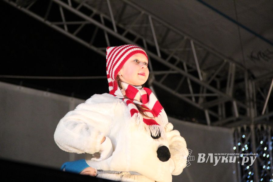 Дождик не помешал открытию городской ёлки (ФОТО)