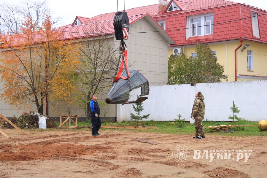 Новая глава-луковица появится на Свято-Вознесенском соборе в Великих Луках (ФОТО)