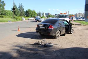 ДТП с участием трёх автомобилей на улице Гоголя (ФОТО)