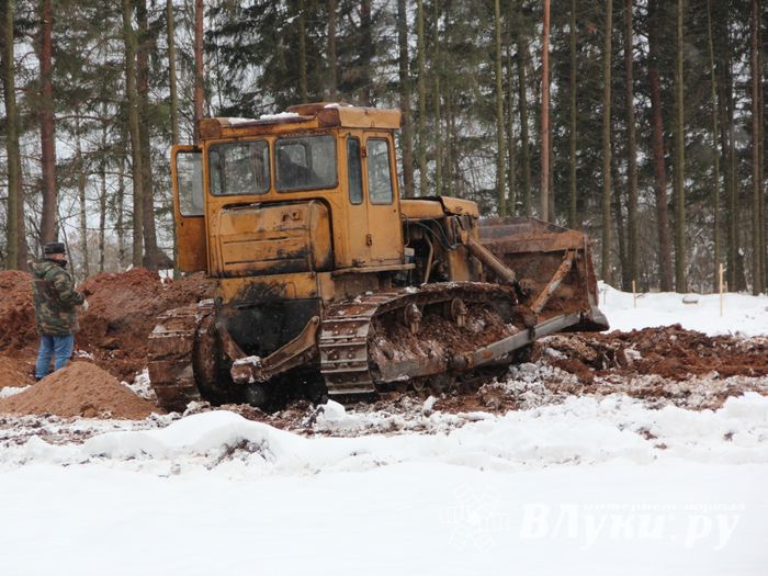 В Великих Луках ведется строительство центра по подготовке велосипедистов (ФОТО)