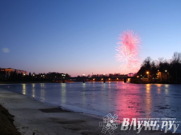 День защитника отечества в Великих Луках отметили памятным митингом и салютом
