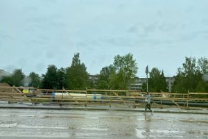 Площадь Калинина опять затопило (ФОТО)