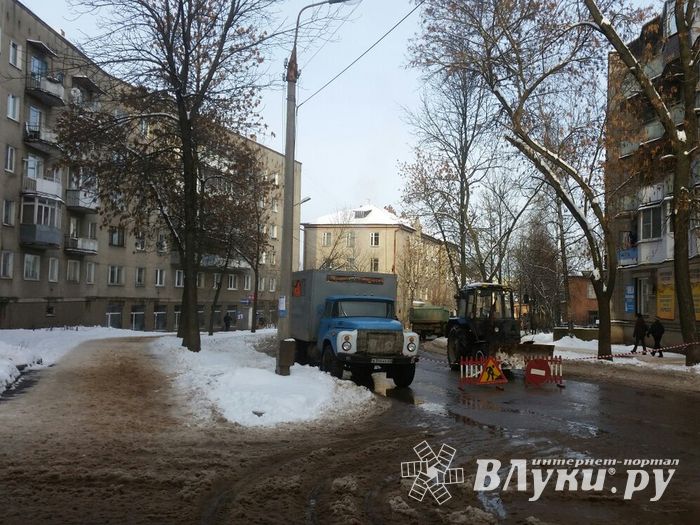 Улица Ставского перекрыта (ФОТО)