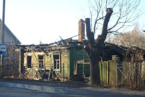 В Невеле сгорел дом из-за неисправной проводки (фото)