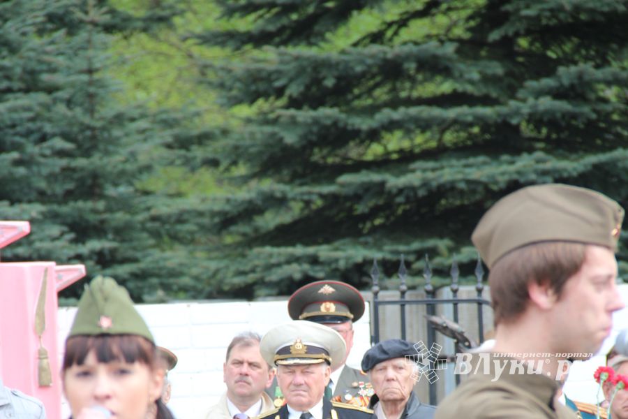 Торжественный митинг на мемориальном воинском захоронении