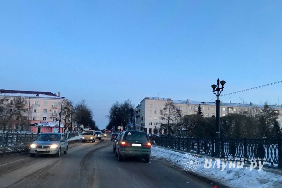 Фотофакт: ДТП на центральном мосту