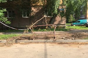 Дорога на проспекте Ленина перекрыта (ФОТО)