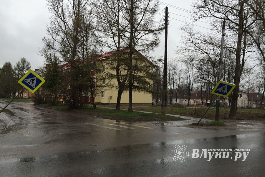 Кому помешали дорожные знаки в Великих Луках?