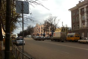 Напротив здания городской Администрации произошло ДТП (ФОТО)