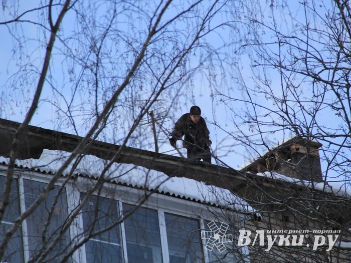 Смелые люди на крах Великих Лук