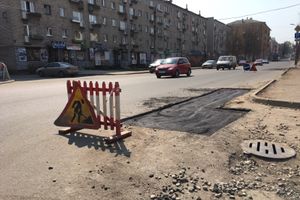 Следы аварии на пр. Октябрьском исчезли (ФОТО)