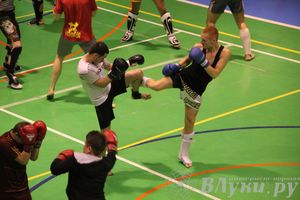 В Великих Луках прошел мастер-класс по кикбоксингу (фото)