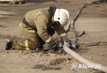 В дачном доме в Новосокольническом МО произошёл пожар