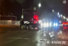 В Великих Луках произошла авария (ФОТО)