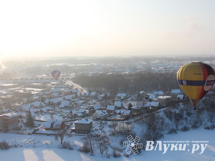 Великолукские пилоты присоединились к Рождественской фиесте «Яблоки на снегу» (ФОТО)