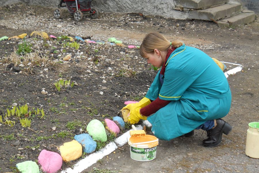 Детский сад №23 провел субботник (ФОТО)