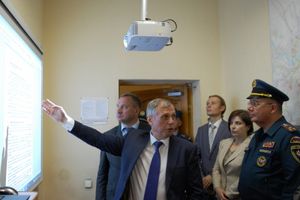 Рабочая поездка заместителя главы МЧС России в Псковскую область (фото)