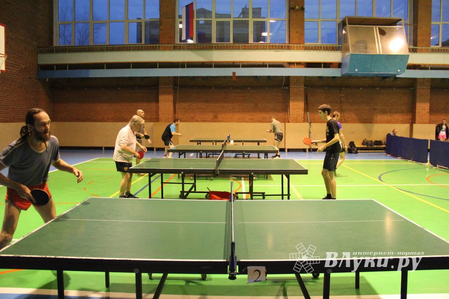 В Великих Луках прошёл чемпионат по настольному теннису