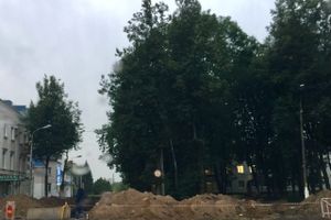 В Великих Луках перекрыта ул. Дружбы (ФОТО)