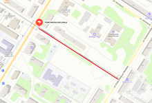 В Великих Луках до конца года перекроют участок тротуара