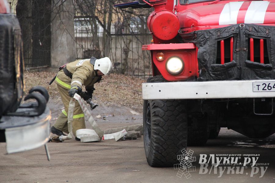 В Великолукском драмтеатре прошли пожарные учения