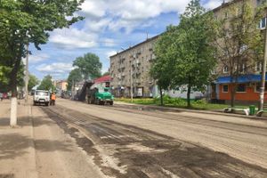 Проспект Октябрьский перекрыт для ремонта (ФОТО)