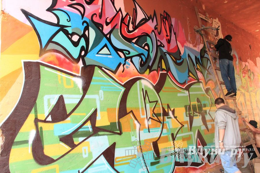 В Великих Луках прошел городской конкурс «Граффити — новый взгляд»