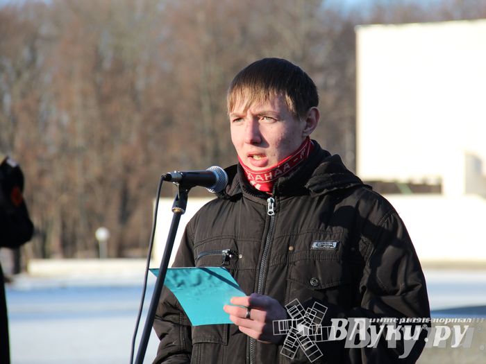 90-летие со дня рождения Александра Матросова. Митинг и возложение цветов к памятнику