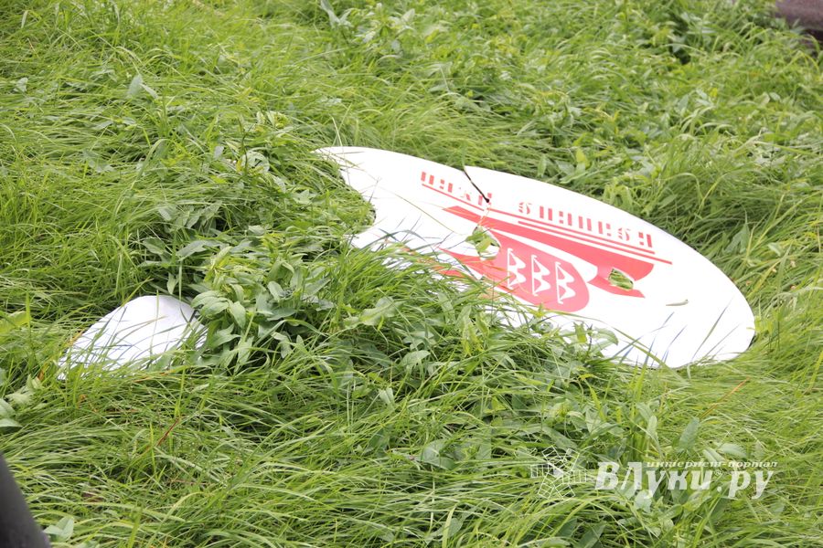 Фотофакт: в Великих Луках разломали ладью