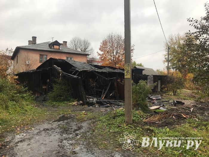 В результате поджога в Великих Луках пострадал 1 человек (ФОТО)
