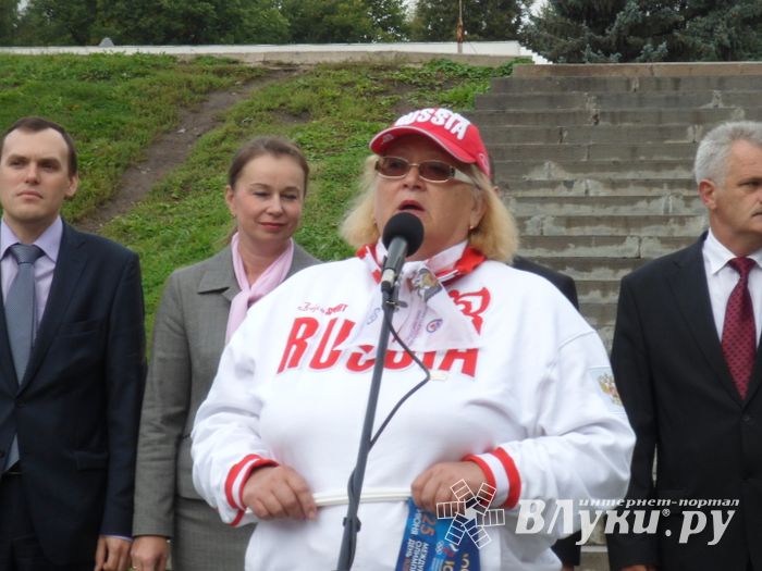 Великие Луки встретили олимпийских чемпионов (ФОТО)