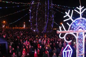 В Великих Луках зажгли Ёлку (ФОТО)
