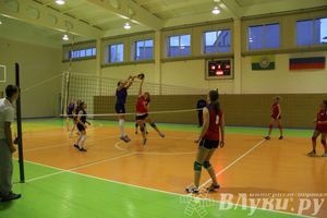В Великих Луках проходит турнир по волейболу среди женских команд (фото)