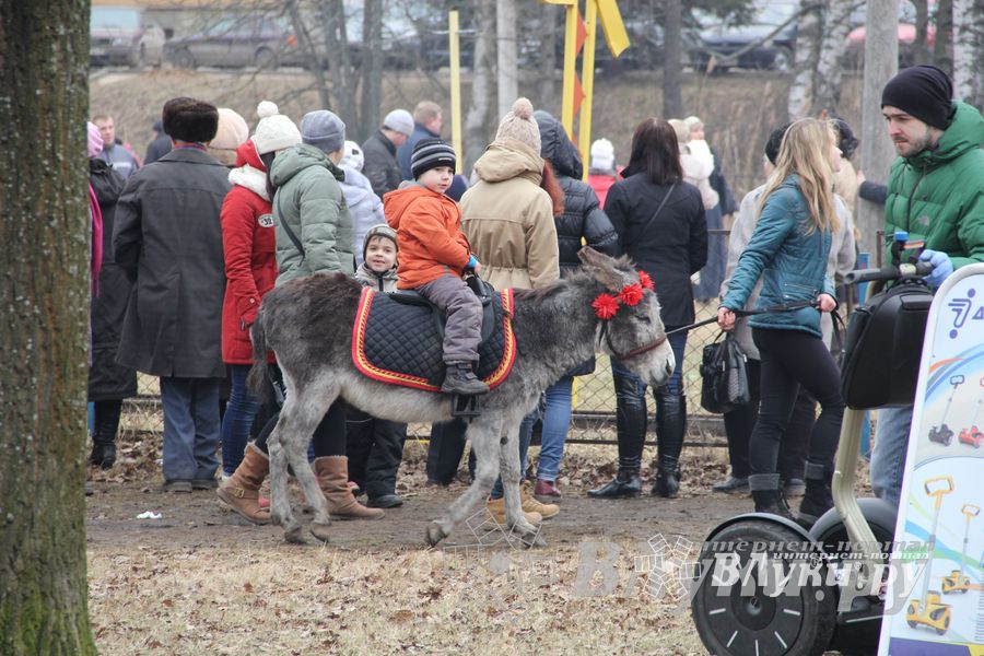 Гуляния широкой великолукской Масленицы
