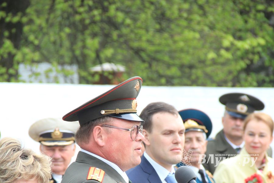 Торжественный митинг на мемориальном воинском захоронении