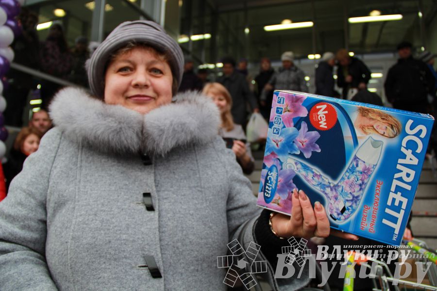 Открытие супермаркета «Тележка» в Великих Луках