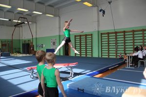 В Великих Луках состоялось Первенство по командной гимнастике (фото)