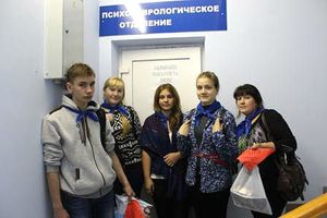 Волонтеры Першинской школы организовали акцию «Добру откроются сердца» (фото)